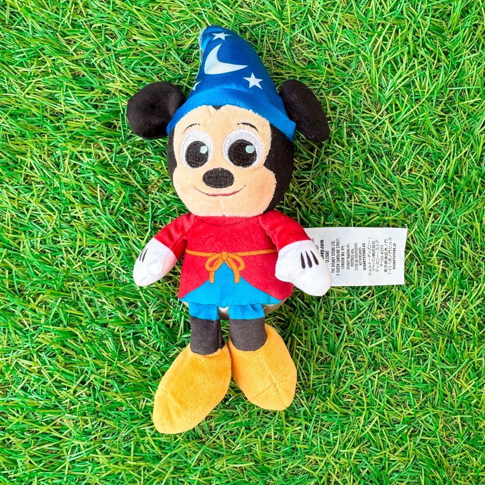 3/$15 Disney Store Sorcerer Mickey Mouse Light Up Micro Plush 4" Inch 2019